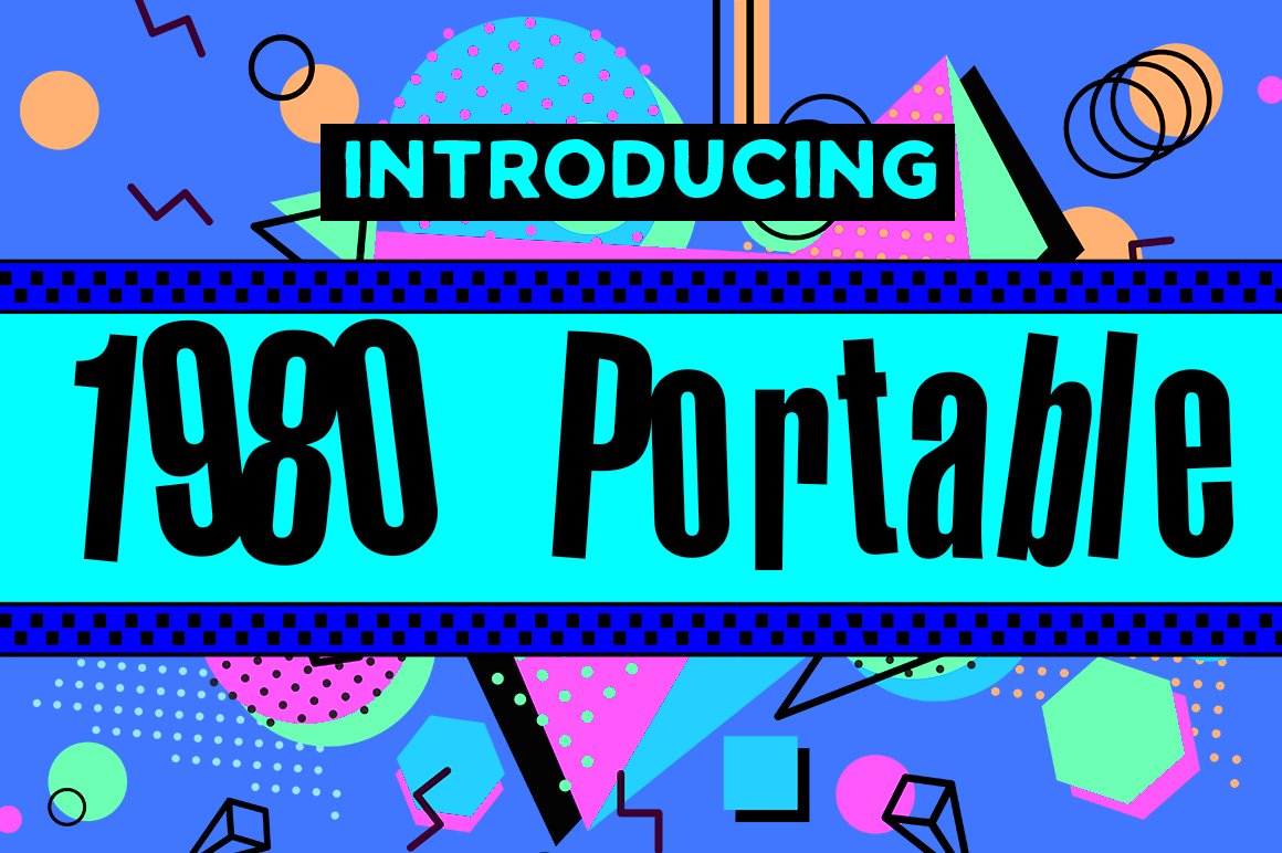 1980 Portable: A Retro Font for Your Brand