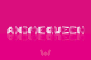 Animequeen: A Retro Glamour Display Font for Crafters