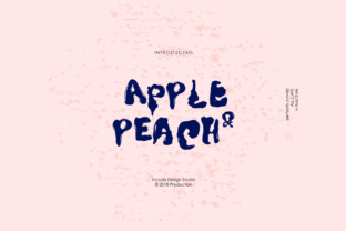 Apple Peach: A Playful Display Font for Makers