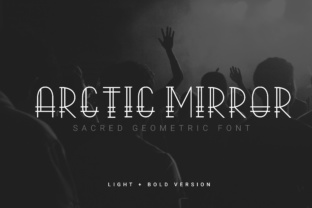 Arctic Mirror: A Modern Display Font for Web Design