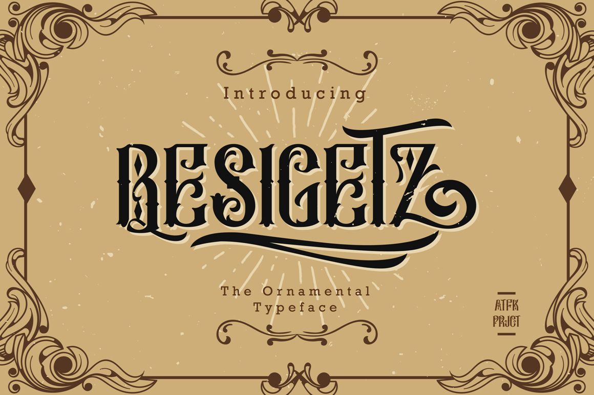 Besigetz: A Vintage-Inspired Display Font for Bold Web Design