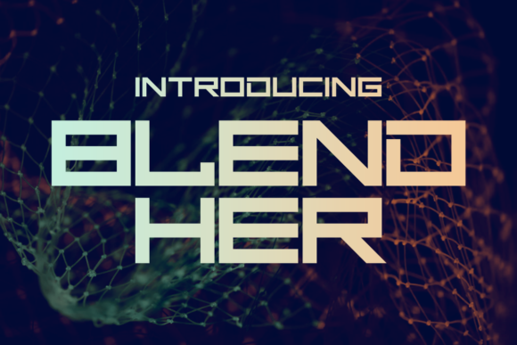 Blend Her: A Bold Display Font for Campaigns