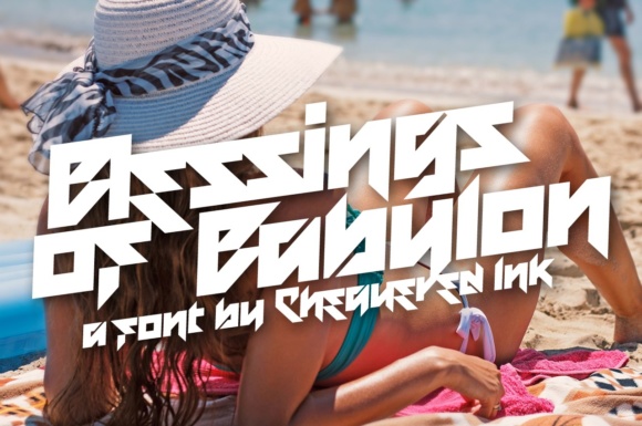 Blessings of Babylon: A Stylish Display Font for Modern Branding