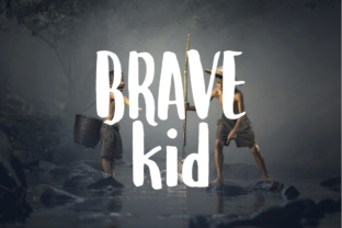 Brave Kid: A Bold Display Font for Your Brand
