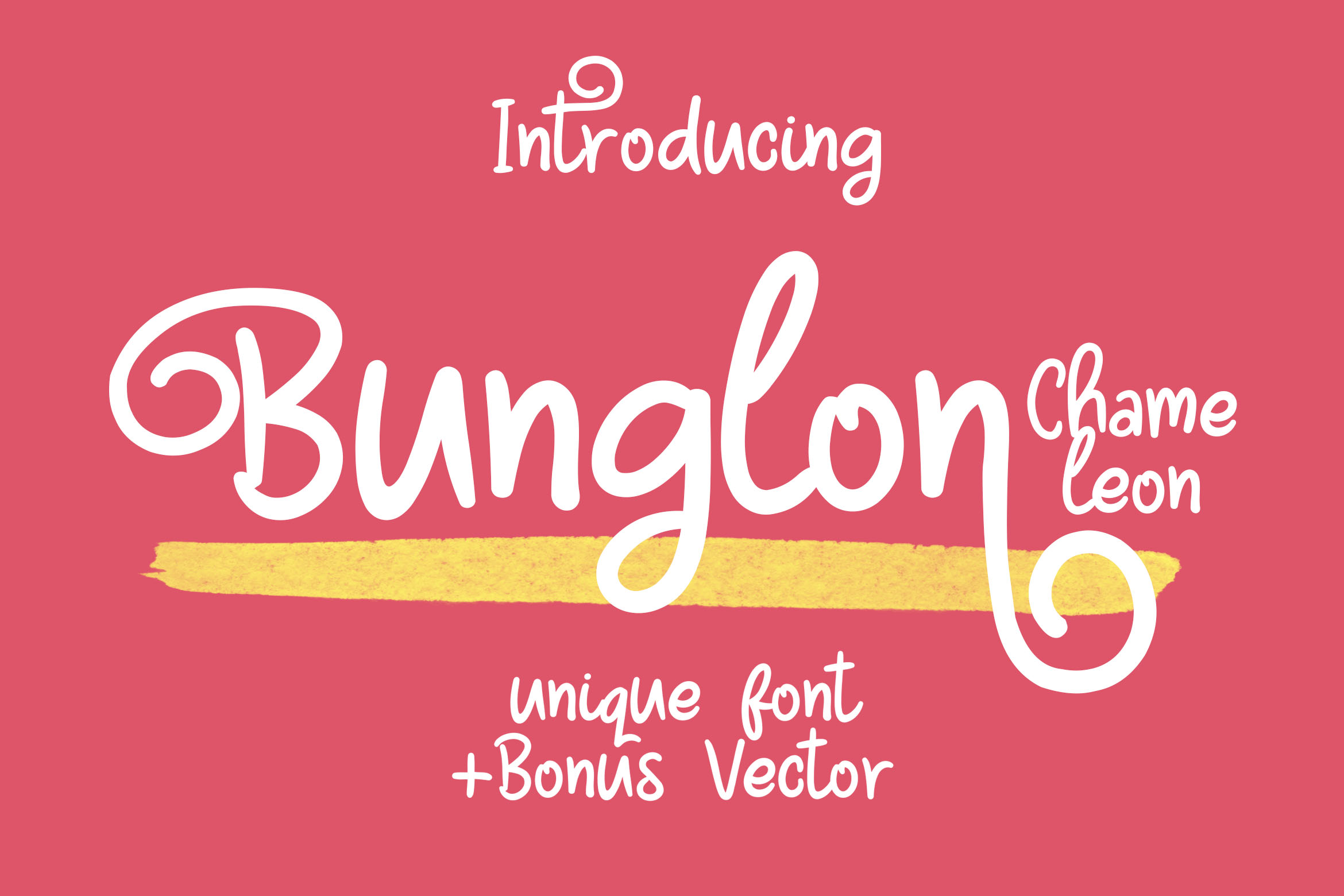 Bunglon Chameleon: A Playful Display Font for Editorial Design