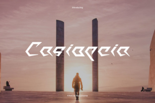 Casiopeia: The Modern Display Font for Bold Campaigns