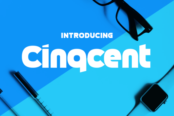 Cinqcent: A Modern Display Font for Digital Brands
