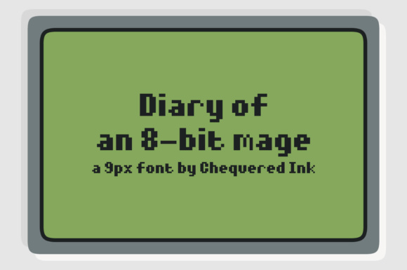 Diary of an 8-bit Mage: A Retro Display Font for Editors