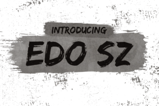 Edo SZ: A Painterly Display Font for Web Design