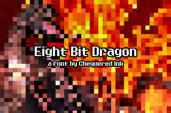 Eight Bit Dragon: A Designer’s Take on This Playful Display Font