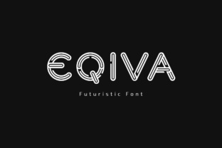 Eqiva: A Futuristic Display Font for Modern Web Design