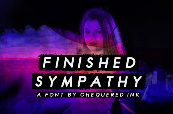 Finished Sympathy: The Grunge-Inspired Font That Adds Edge to Handmade Labels and Creative Packaging