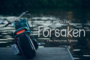 Forsaken: A Handwritten Display Font for Modern Editorial Design