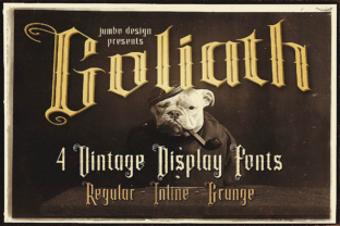 Goliath: A Retro Display Font for Bold Branding