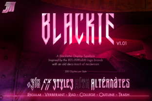 JVNE Blackie: A Bold Display Font for Your Brand