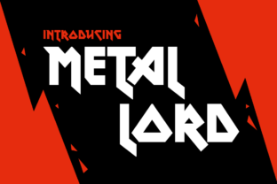 Metal Lord: A Heavy Metal Display Font for Web Design