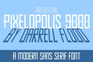 Pixelopolis 9000: A Futuristic Sans Serif Font for Bold Brand Identities