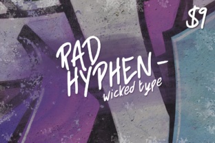 Rad Hyphen: A Bold Display Font for Your Brand