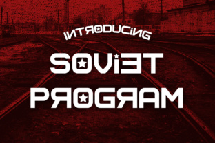 Soviet Program: A Bold Display Font for Editorial Impact