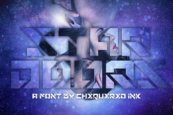 Star Doors: A Techno Display Font for Bold Editorial Design