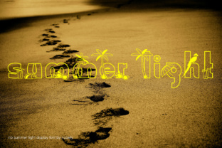 Summer Light: A Display Font for Seasonal Editorial Design