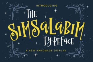 The Simsalabim Typeface: A Handmade Display Font That Brings Personality to Your Projects