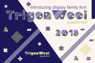 TrigonWeel: A Modern Geometric Display Font