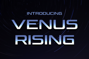 Venus Rising: A Modern Techno Display Font for Editors