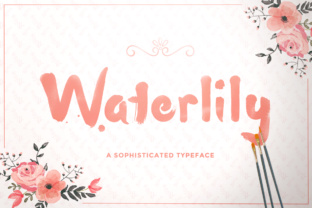 Waterlily: A Handwritten Display Font for Web Design