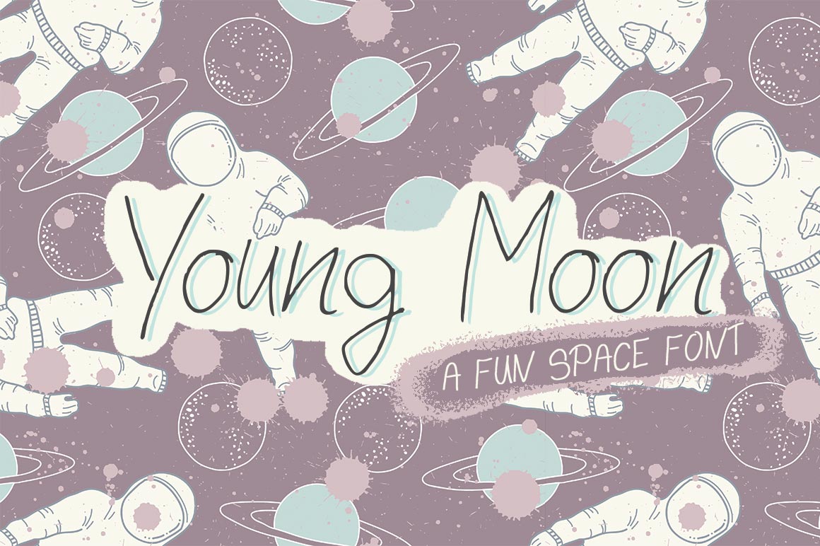 Young Moon: A Hand-Drawn Display Font for Editorial Magic