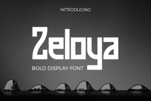 Zeloya: A Bold Display Font for Modern Editorial Design