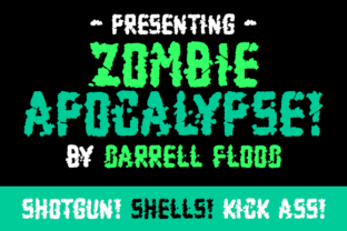Zombie Apocalypse: A Post-Apocalyptic Display Font for Bold Editorial Design